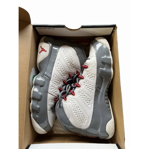Nike Other - 2022 Nike Air Jordan 9 Retro Fire Red Cool Grey GS 302359-162 Youth Size 6